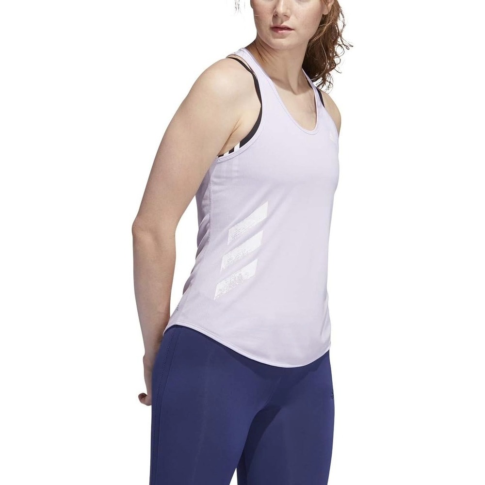 Adidas‎ Run It Tank 3S Women XS Purple Tint New Aeroready Running Active